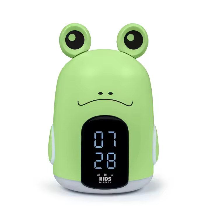 Reloj Despertador Infantil y luz nocturna Bigben RKIDSFROG - 1