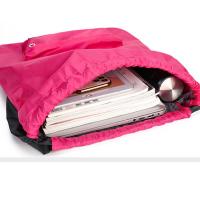 Mochila Estudiante Para Mujer Con Cordón Impermeable Gran Capacidad Moda INS Bolsa De Viaje Mochila Escolar Casual Sin Estampado - details 4