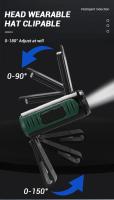 Linterna Frontal LED COB Recargable Con Doble Fuente De Iluminación Luz Roja De Emergencia Para Exteriores Con Clip Para Gorra Resistente Al Agua - details 4