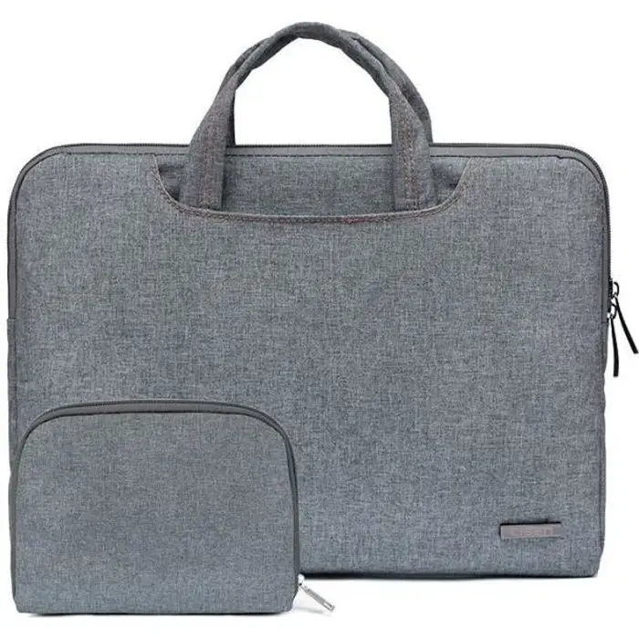 Funda de Lona para portátil de 15,6 pulgadas con Bolsa para guardarse El Cable de Alimentación (Azul) - 1