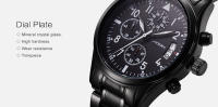 Reloj De Pulsera Deportivo Para Hombre SINOBI Lujo Acero Inoxidable Impermeable Cronógrafo Luminoso Calendario Completo Resistente Al Choque Montre Homme - details 18