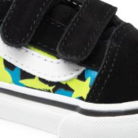 Vans Zapatillas Old Skool Toddler Glow Sharks para niños con cierre velcro - Sneakers Vans para niños y niñas con cierre velcro adherente - details 3