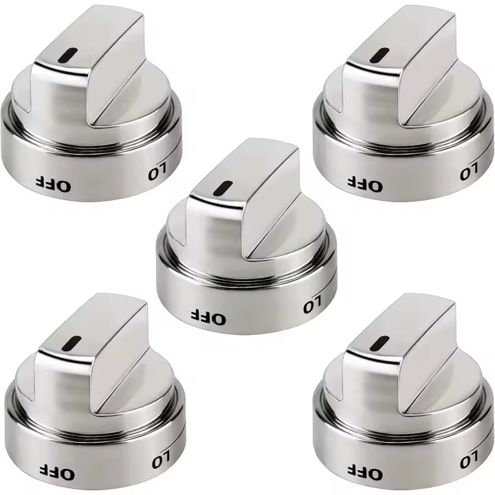 Perilla de control de quemador AEZ73453509 ultra duradera, ajuste perfecto para gamas, estufas, hornos y quemadores LG, reemplaza AEZ72909007 AEZ72909008 AEZ72909013 AEZ73093308 - - 1