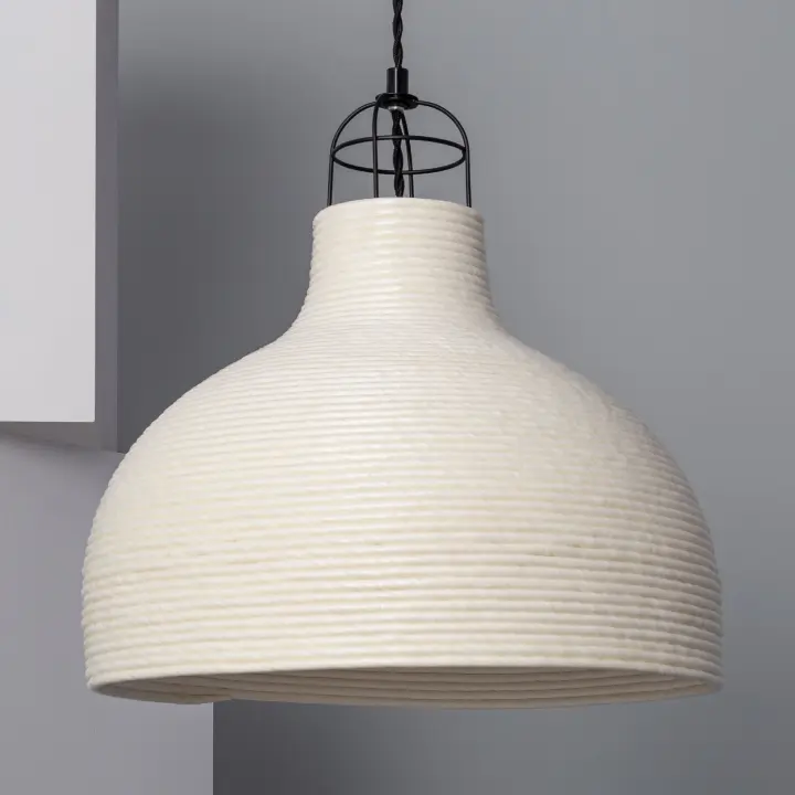 Ledkia Lámpara Colgante Papel Trenzado Chisa - 1