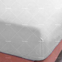 Juego de cama de tres piezas, funda de colchón, textil para el hogar, delicado y suave, agradable para la piel, color sólido, adecuado para sala de estar, dormitorio. - details 3