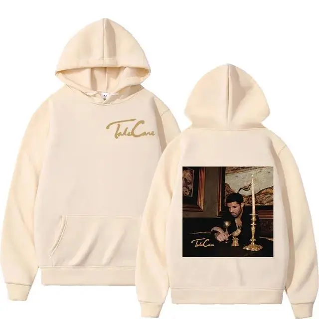 Sudadera De Capucha Drake Take Care Gráfico Unisex Tendencia Hip Hop Sudadera Suelta Casual Streetwear Para Todas Las Estaciones - 1