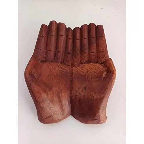 Vaciabolsillos multiusos color madera. ideal para decoración. depositar llaves. tarjetero. - 1
