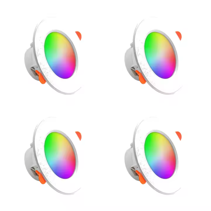 Spotlight LED RGB 10W Dimmable Revestimiento De Techo Control Voice Para Alexa Google Home 85-265V Para Foyer - 1