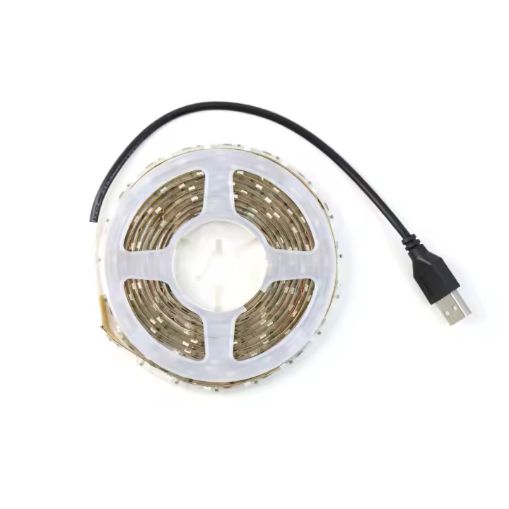 Tira De Luz LED UV DC 5V 395-405nm 1M 2M 3M SMD 2835 Impermeable Para USB Para El Hogar Y Jardín Cadena De Luces Flexibles - 1