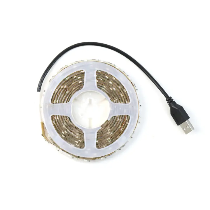 Tira De Luz LED UV DC 5V 395-405nm 1M 2M 3M SMD 2835 Impermeable Para USB Para El Hogar Y Jardín Cadena De Luces Flexibles - 1