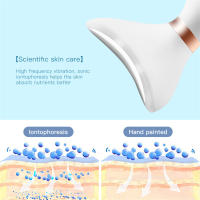 CkeyiN Máquina De Levantamiento Facial Y Cuello Masajeador Fototerapia Instrumento De Masaje Ocular Vibration Anti Arrugas Eliminador De Doble Mentón - details 12