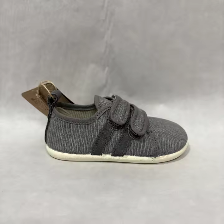 TENIS RESPETUOSO BATILAS CIERRE CINTAS COMBI GRIS BAREFOOT - 1
