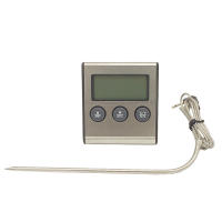 Termómetro Digital Para Cocina Con Púa Para Carne Y Horno BBQ Asador Función Timer Medidor De Temperatura Para Cocinar - details 7
