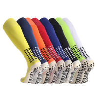 Calcetines De Fútbol Largos Para Hombres Con Tela Antideslizante Y Algodón Para Entrenamiento Profesional Calcetines Deportivos De Nylon Sin Dedos - details 0