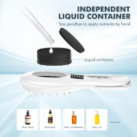 Peine de masaje eléctrico con luz roja y azul para masaje del cuero cabelludo, peine medicinal para el cuidado del cabello. - details 9
