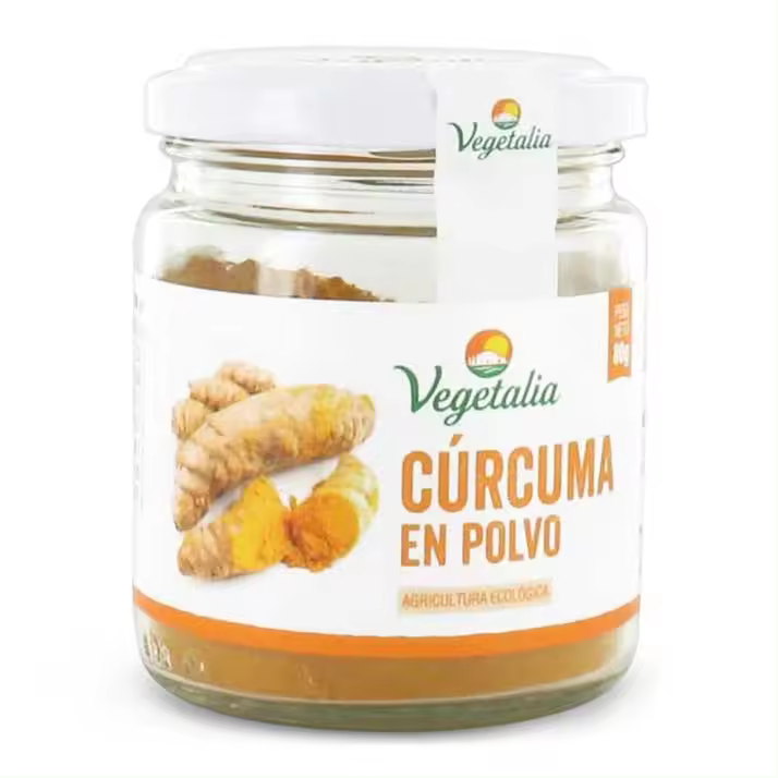 Vegetalia Cúrcuma en Polvo 100% Ecológica | Sin Gluten y Sin Lactosa - 1