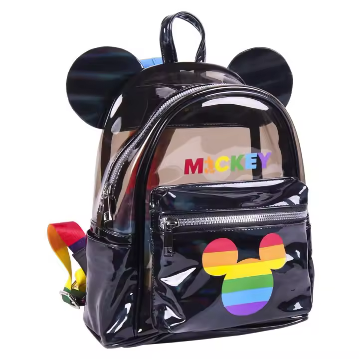 MOCHILA CASUAL MODA TRANSPARENTE DISNEY PRIDE - 1