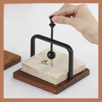 Porta Servilletas De Madera Sólida Sapele Para Restaurante Occidental Y Hotel Soporte Para Toalla De Papel De Estilo Cafetería - details 4