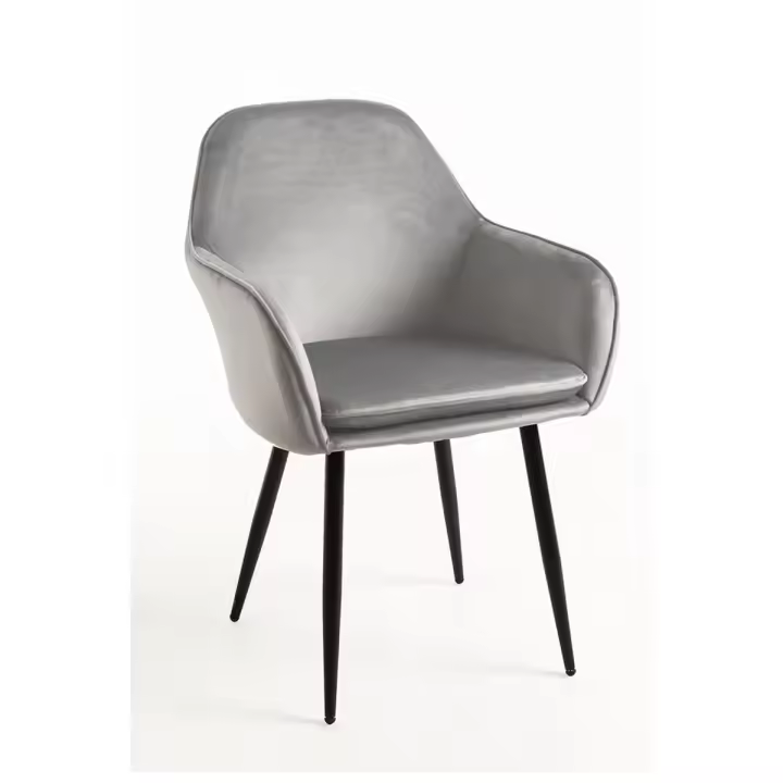 Pack 2 Sillas Chic Black - Gris claro - 1