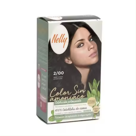 NELLY COLOR SIN AMONIACO 2/00 NEGRO INTENSO - 1