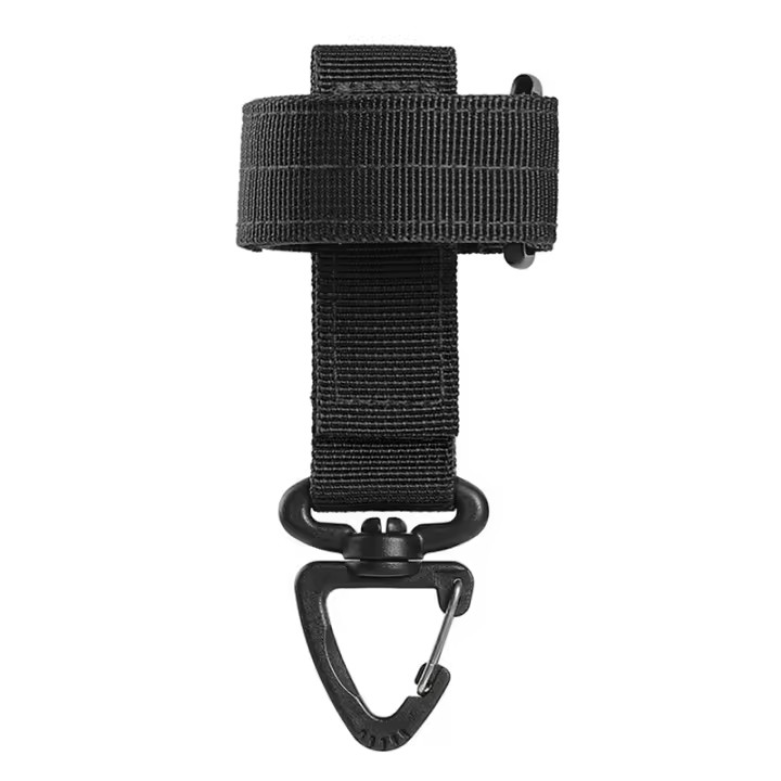 Guantes De Nylon Multifuncionales Para Acampar Y Escalada Con Clip De Seguridad Herramienta Táctica Al Aire Libre Guantes De Trabajo Para Colgar Ropa Y Suministros - 1