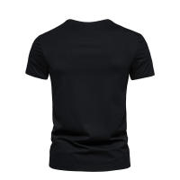 Camiseta De Hombre Color Sólido Para Deporte Y Gimnasio Secado Rápido Camiseta Casual Para Correr Y Fitness Talla Grande Disponible En Negro - details 2