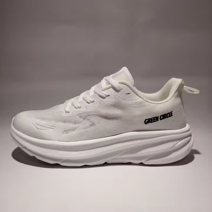 Zapatillas Running Hombre Green+Circle Mile. Blanco. Ultraligeras. Plantilla Memory Foam - 1