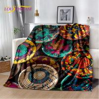 Manta De Terciopelo Suave Con Diseño De Mandala De Flores Coloridas Estilo Etiopía Para Sala De Estar Dormitorio Sofá Textil De Hogar - details 3