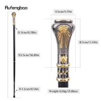 Bastón Decorativo De Totem Freemason Dorado Y Negro VG Para Cosplay Y Fiestas De Disfraz Longitud 36 Pulgadas Vintage-Inspired - details 2