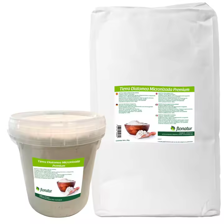 Flonatur. Tierra Diatomea Micronizada. Tratamiento eficaz contra insectos y fertilizante natural. Para cualquier tipo de plantas. Insecticida natural y gran absorbente. - 1