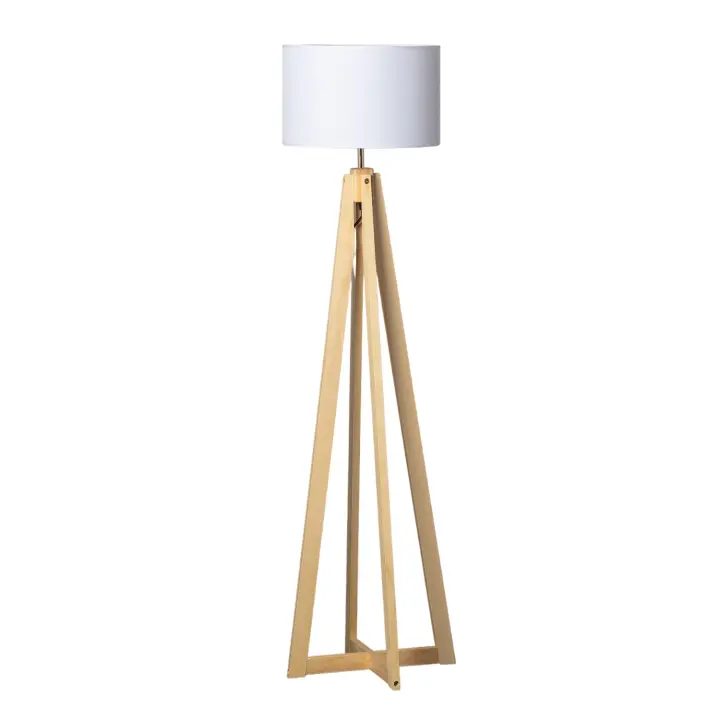 Ledkia Lámpara de Pie Bambú Korsade - Diseño Moderno - 1