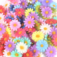 50PCs Flores Artificiales Dasiy 3.5cm Cabeza De Flor Falsa Para Decoración De Hogar Boda Jardín DIY Accesorios De Coronas De Novia Regalo De Manualidades - details 3