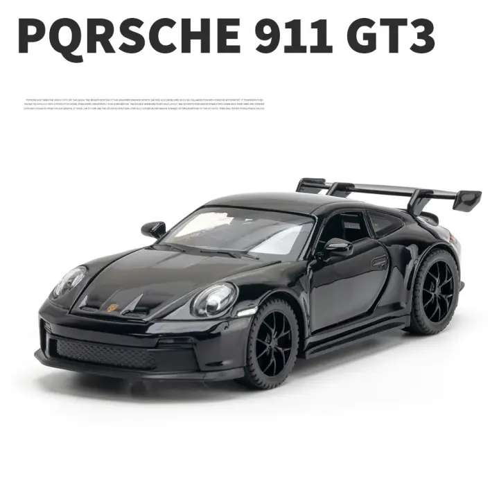 Coche De Carreras Miniatura Porsche 911 GT3 RS 1:32 Para Niños Con Luz Y Sonido Aleación Metal Diecast Coche De Colección Regalo - 1