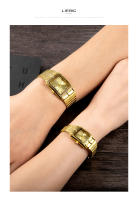 Reloj De Pulsera De Lujo En Oro Y Acero Inoxidable Para Hombres Y Mujeres Reloj De Cuarzo Resistente Al Choque Y Al Agua L1018 - details 2
