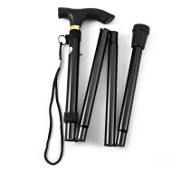Bastón Telescópico De Aleación De Aluminio Para Senderismo Y Trekking Plegable Con Punta De Goma Para Ancianos Bastón De Caminar - details 8