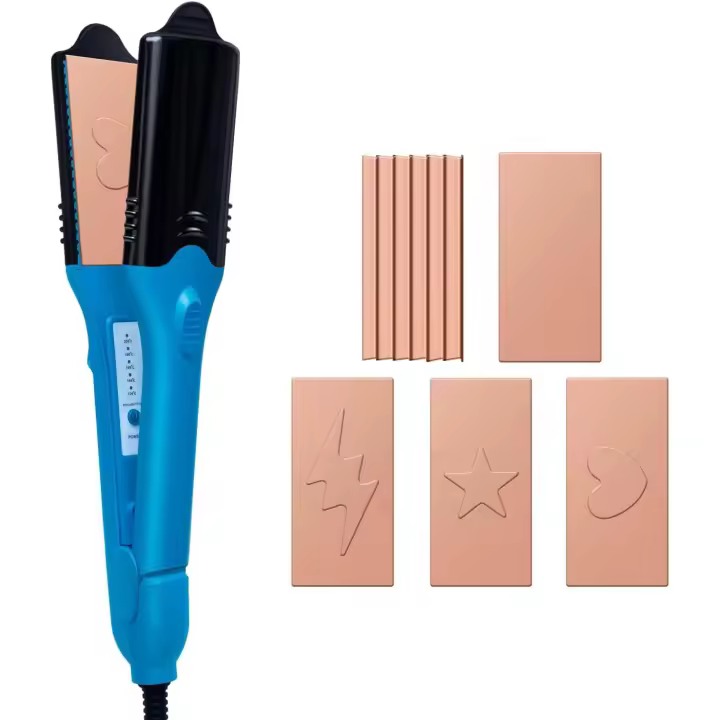 Plancha de Hierro-Con impresión 3D with Alimentación de Cerámica para Mujeres | Plancha alisadora Hot Tools para sales, Citas, acuaciones y Vacaciones - 1