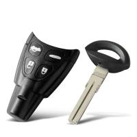 Llave Inteligente Para Saab 9-3 93 2003-2011 315Mhz 433Mhz Con Chip ID46 Fob De Coche ABS No Personalizado OEM No Aplica - details 1