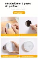 2pcs Luz De Noche Magnética Step Luz Recargable Por USB Con Sensor De Movimiento Inteligente 120° Amplio Rango De Sensación Cable De Carga Incluido - details 23