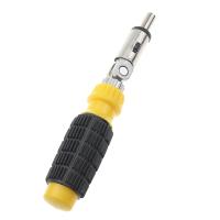 Llave De Destornillador Rotatoria 180 Grados 1/4 Pulgada Hexagonal Izquierda/Derecha Con Extensión De Tack Para Trabajo De Bricolaje Y Reparación - details 5
