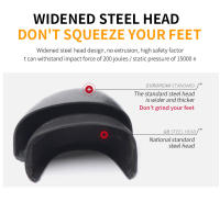 Botas De Trabajo Para Hombre Indestructibles Seguridad Zapatos De Seguridad Con Punta De Acero Antipinchazos Zapatillas De Trabajo Negras Marrones Caqui - details 12