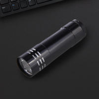 Lámpara De Luz Ultravioleta Mini 9 LED 50LM 395nm Detector Portátil Para Senderismo Antideslizante Sin Regulación De Foco Material De Aleación De Aluminio - details 1