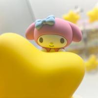 Lámpara De Noche Anime Hello Kitty Kuromi Melody De MINISO Decoración Luminosa Para Niños Regalo De Cumpleaños Figura De Acción - details 9