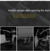 Luces De Puerta De Coche LED Super Brillantes Para Seguridad Mejorada Control Magnético De Alta Conveniencia Luz De Señal Para Vehículo - details 1