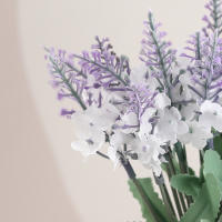 Ramo Artificial De Flores De Lavanda Para Bodas Y Fiestas Románticas Decoración Para Vaso Hogar Y Fondo De Fotografía - details 6