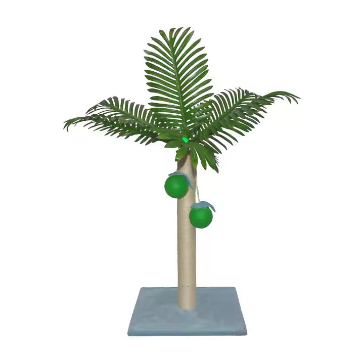 GREATOOL Rascador para Gatos de Poste, 110cm para Gatos Grandes, de Sisal, Dos Bolas Colgantes Interactivas y Juguetes de Bolas de Resorte para Gatitos y Gatos de Interior - 1
