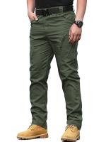 Pantalones Tácticos Multifuncionales Para Hombre Resistentes Al Desgaste Y Agua Ideales Para Senderismo Y Trabajo Al Aire Libre - details 3