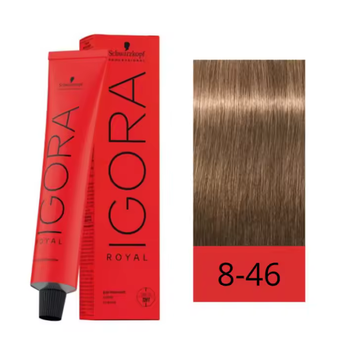 Schwarzkopf Tinte Igora Royal 8-46 Rubio Claro Beige Chocolate 60 ml SCHWARZKOPF - 1