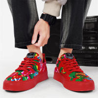 Zapatos Casual Para Hombre Con Diseño Floral Ligeros Y Confortables Plataforma Antideslizante Transpirables Para Caminar Y Correr - details 18