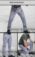 Pantalones Tácticos Para Hombre Con Varios Bolsillos Elasticidad Militar Urbanos Comerciales Tacitac Trousers Slim Cargo Pant 5XL - details 3