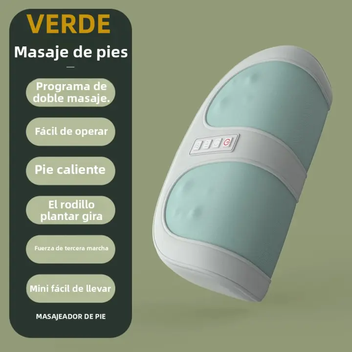 Masajeador De Pies Eléctrico Con Compresión Caliente Terapia Shiatsu De Profundo Masaje Alivio Del Dolor Crónico Relajación De Tensión Muscular Dispositivo De Cuidado De La Salud - 1